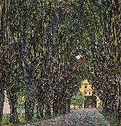 Gustav Klimt Avenue in Schloss Kammer Park china oil painting reproduction